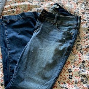Torrid Distressed Flare Jeans